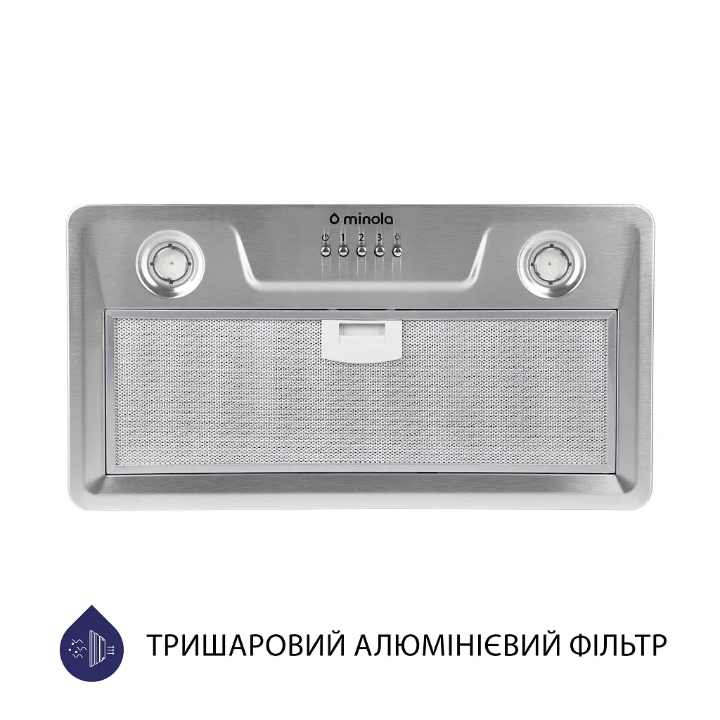 Вытяжка полновстраиваемая Minola HBI 5202 I 700 LED - фото 2
