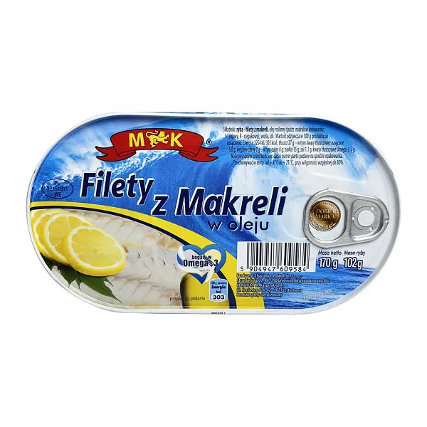 Філе макрелі М&K Filety z makreli w oleju в олії 170 г