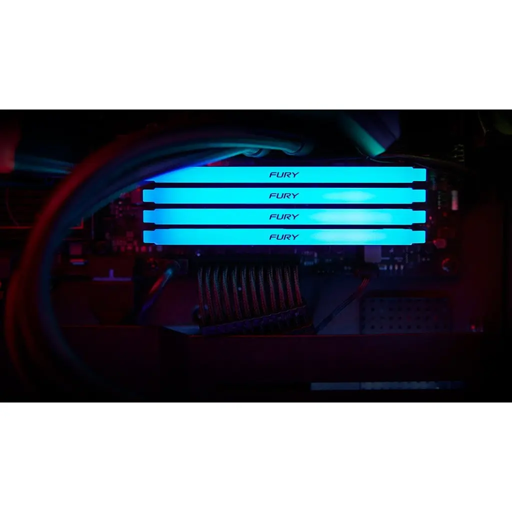 Модуль пам'яті для комп'ютера DDR4 16GB (2x8GB) 3200 MHz Beast RGB Kingston Fury (ex.HyperX) (KF432C16BB2AK2/16) - фото 5