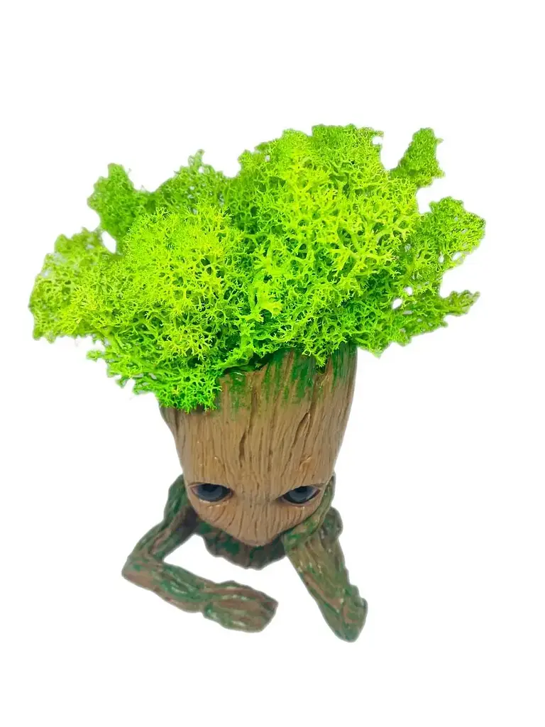Кашпо горщик зі стабілізованим мохом Грут Groot G1 - фото 6