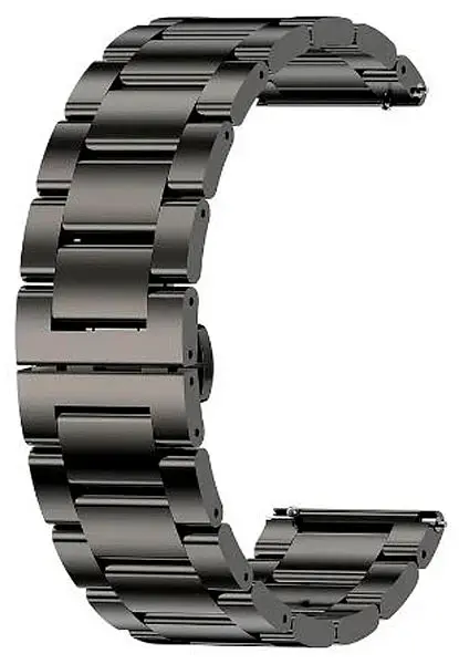 Браслет сталевий для Смарт-годинника Kospet Tank M3, M3 Ultra Stainless Steel металевий ремінець Black (19596) - фото 2