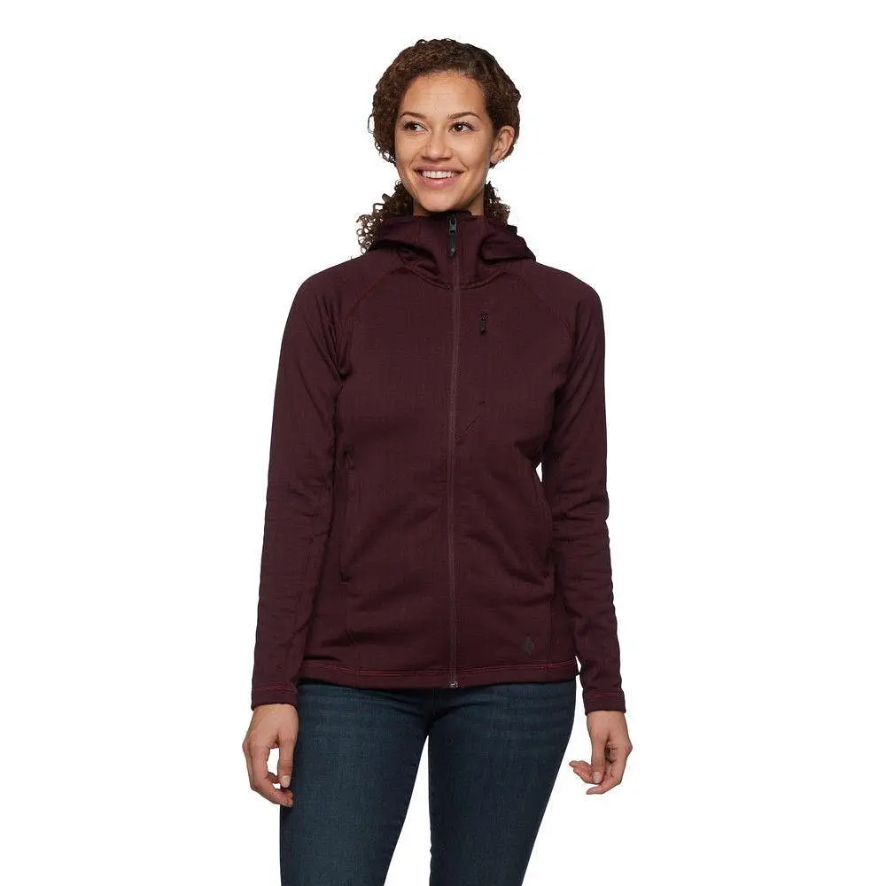 Кофта Black Diamond W Factor Hoody Bordeaux L (1033-BD 7440806018LRG1) - фото 2