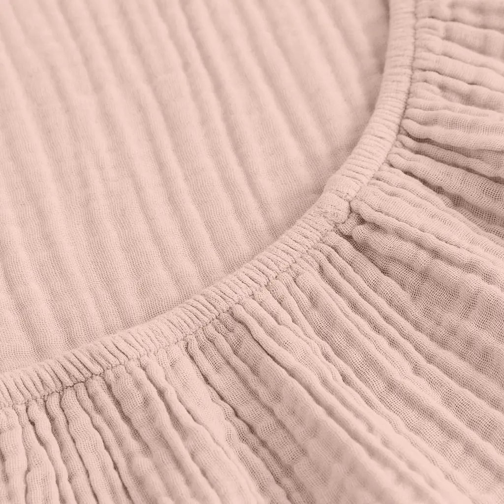 Простирадло на резинці муслін Cosas Pudra 200х200х20 см (010Muslin_Pudra_200x200x20) - фото 4