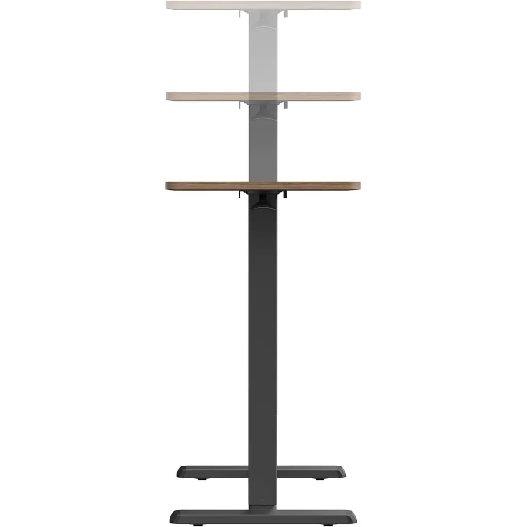 Стіл компактний 2E CE710BD, 710x400 мм, регульована висота, чорно-коричневий - фото 5