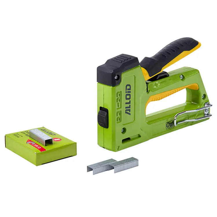 Степлер строительный Alloid Building Tools для скоб 6 в 1 + 1500 скоб (SG-41410) - фото 3
