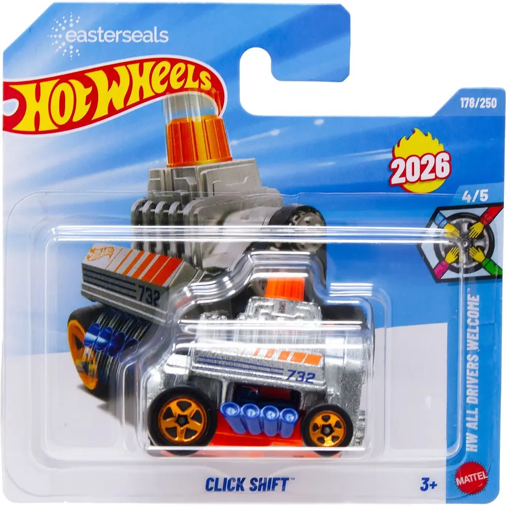 Базова машинка Hot Wheels HW All Drivers Welcome Click Shift різнобарвна (5785) JJH61-N521