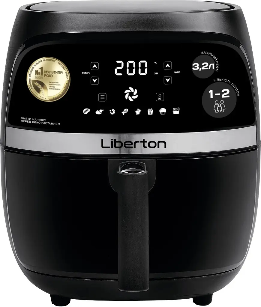 Мультипіч-аерофритюрниця Liberton LAF-3206 3,2 л - фото 3