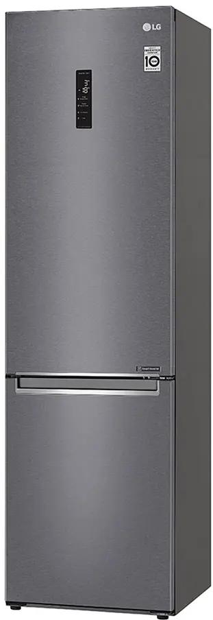 Холодильник LG GA-B509SLKM 203х68х60см 2 дв холодильне відділення 277 л морозильне відділення 107 л A++ NF Інв Диспл. зовнішній Графіт (GA-B509SLKM) - фото 3