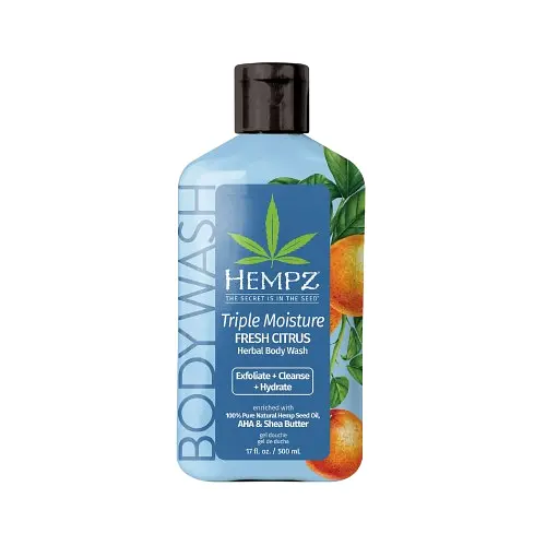 Гель для душу «Потрійне зволоження» Triple Moisture Fresh Citrus Body Wash Hempz 500 мл (8016-03)