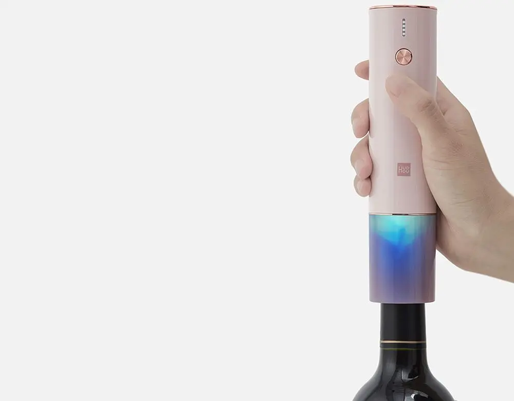 Штопор Xiaomi HuoHou Electric Wine Opener HU0121 (Pink) [49656] - фото 5