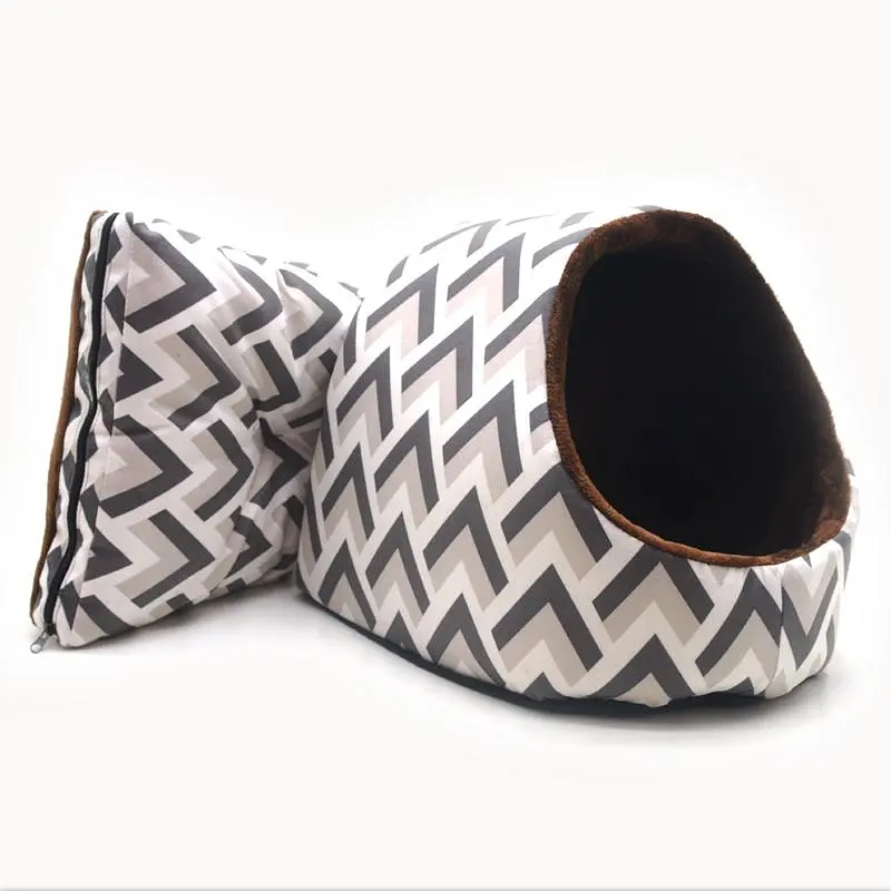 Будка для кошек и собак Zoo-hunt Ложе коричневое №1 36х37х32 см - фото 2