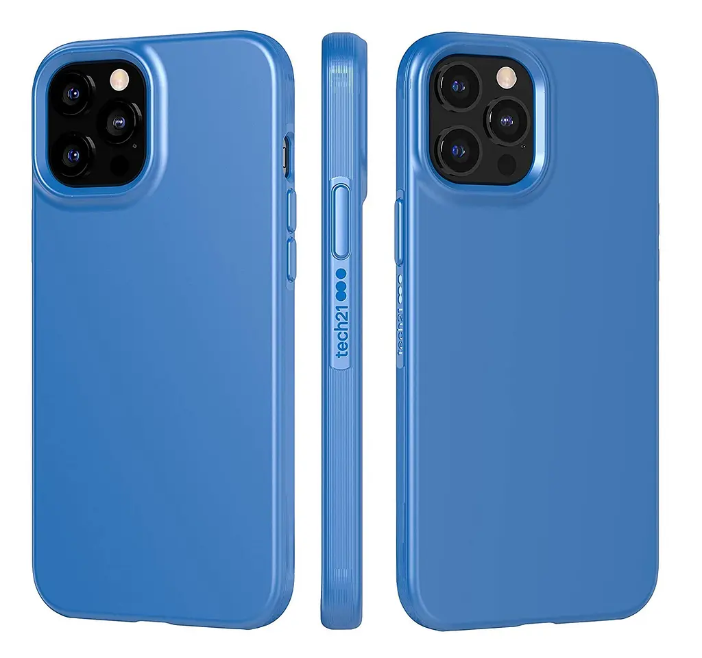 Протиударний чохол з антимікробним покриттям Tech21 Evo Slim для iPhone 12/12 Pro (6.1") Classic Blue - фото 6
