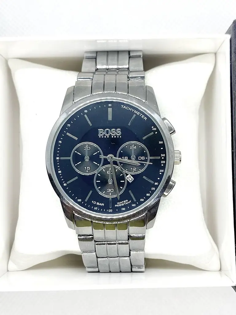 Наручний годинник чоловічий Clockhouse Boss Сріблястий (IBW905SB) - фото 4