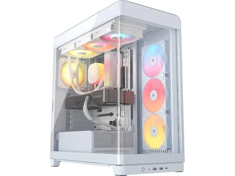 Корпус Corsair Frame 4500X LX-R RGB iCUE Link White (CC-9011317-WW) - фото 3