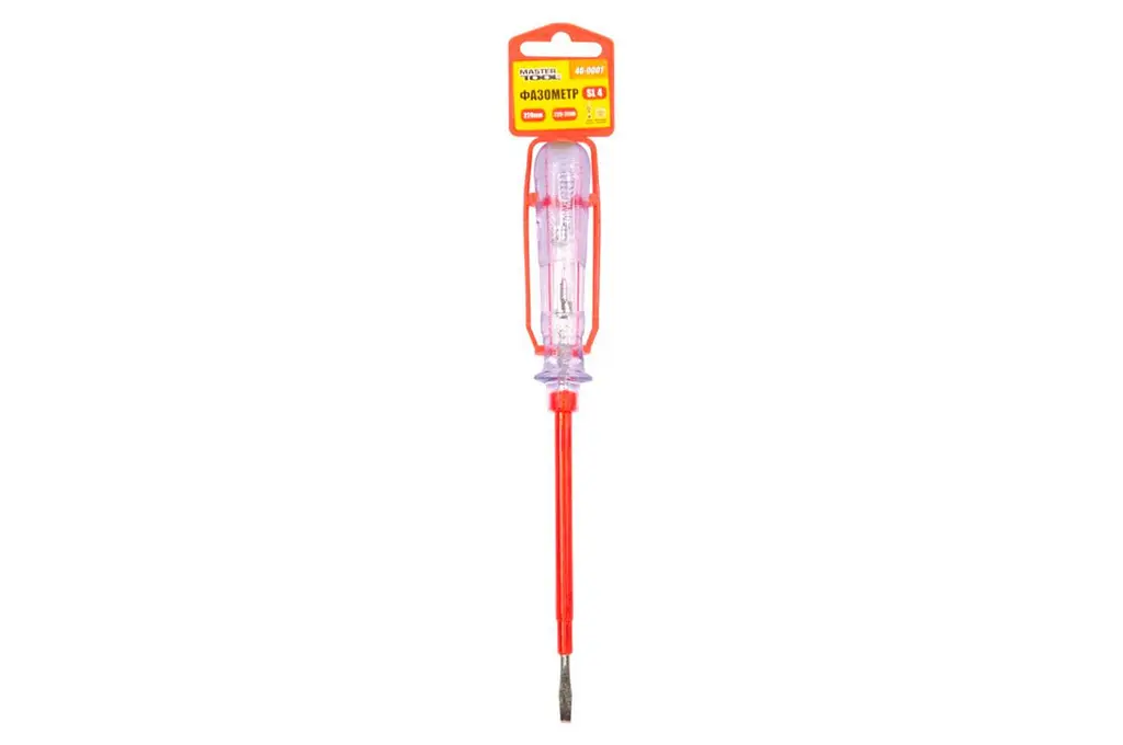Фазометр Mastertool 220-240 В 220 мм - фото 2