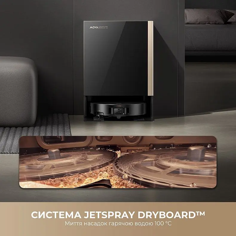 Робот-пилосос Mova MOBIUS 60 Black (RLV83LE) - фото 14