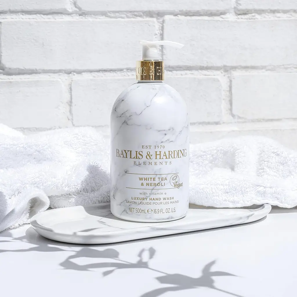 Рідке мило для рук Baylis & Harding Elements White Tea & Neroli 500 мл - фото 4
