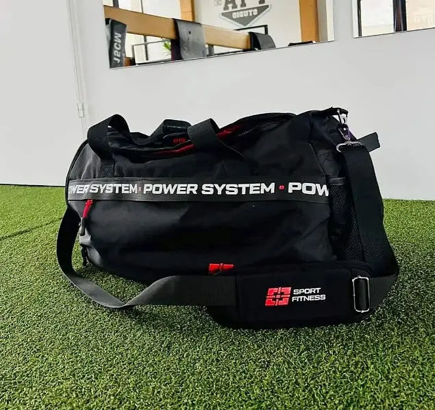 Спортивна сумка Power System PS-7012 Gym Bag-Dynamic (38л.) Black/Red (7012BR-3) - фото 2