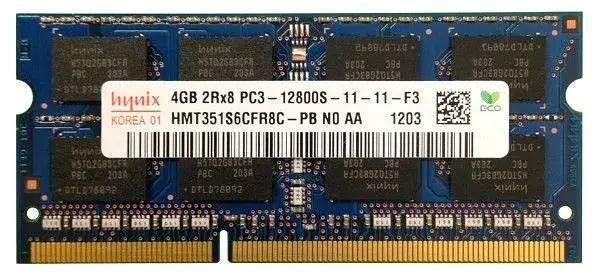 Модуль пам'яті Hynix SO-DIMM DDR3 4GB 1600MHz (HMT351S6CFR8C-PB) - фото 2