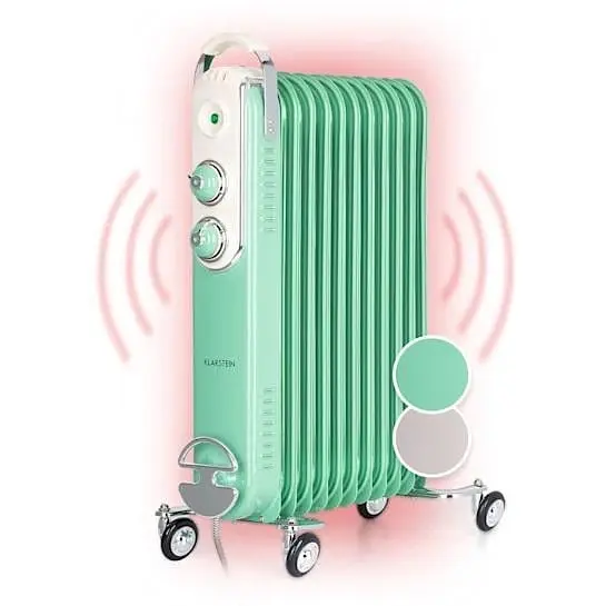Масляний радіатор KLARSTEIN Thermaxx Retroheat 2500 W (10035081) - фото 2