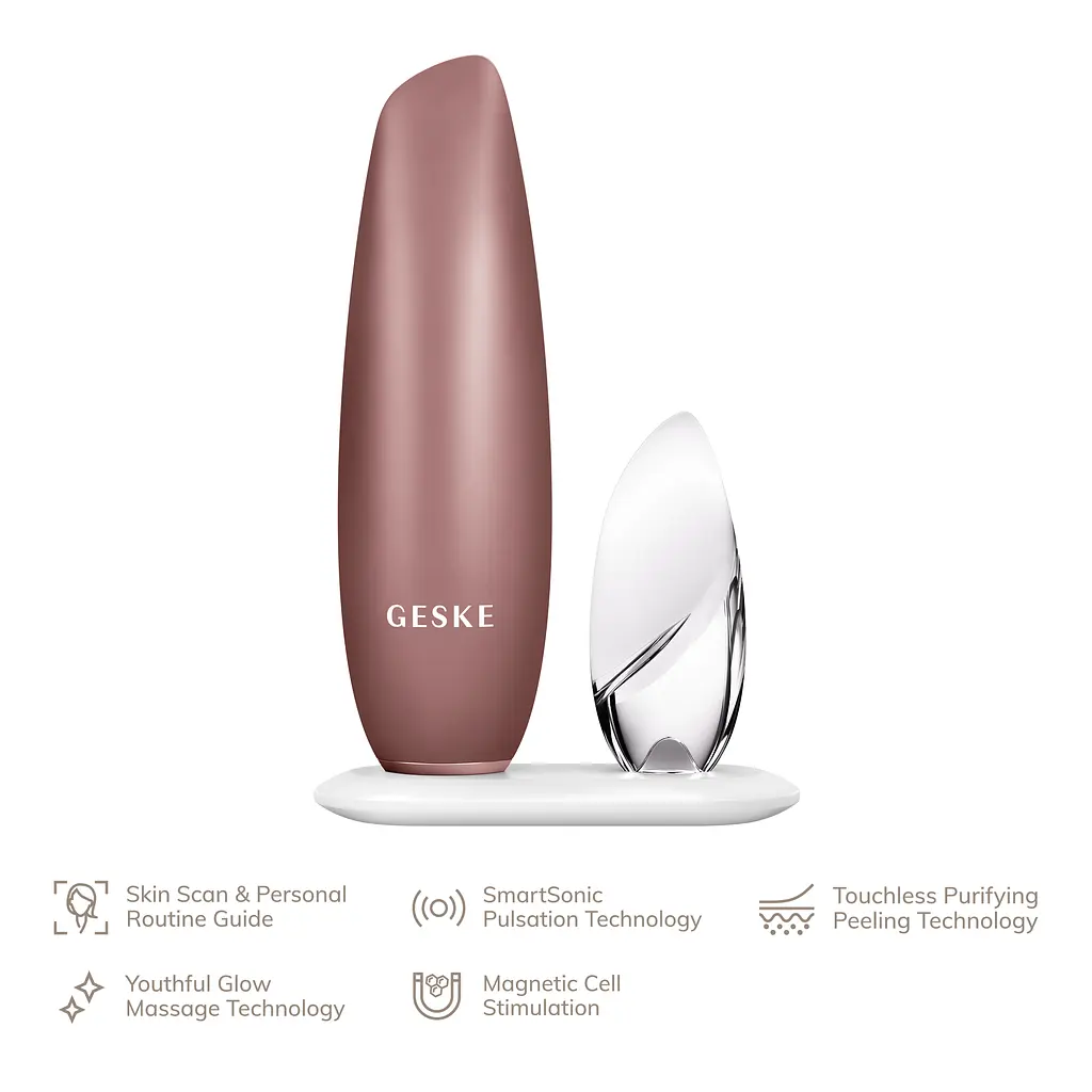 Уценка. Бесконтактная магнитная пилинг маска GESKE Touchless Magnetic Peeling Mask 5 в 1 пудровая - фото 2