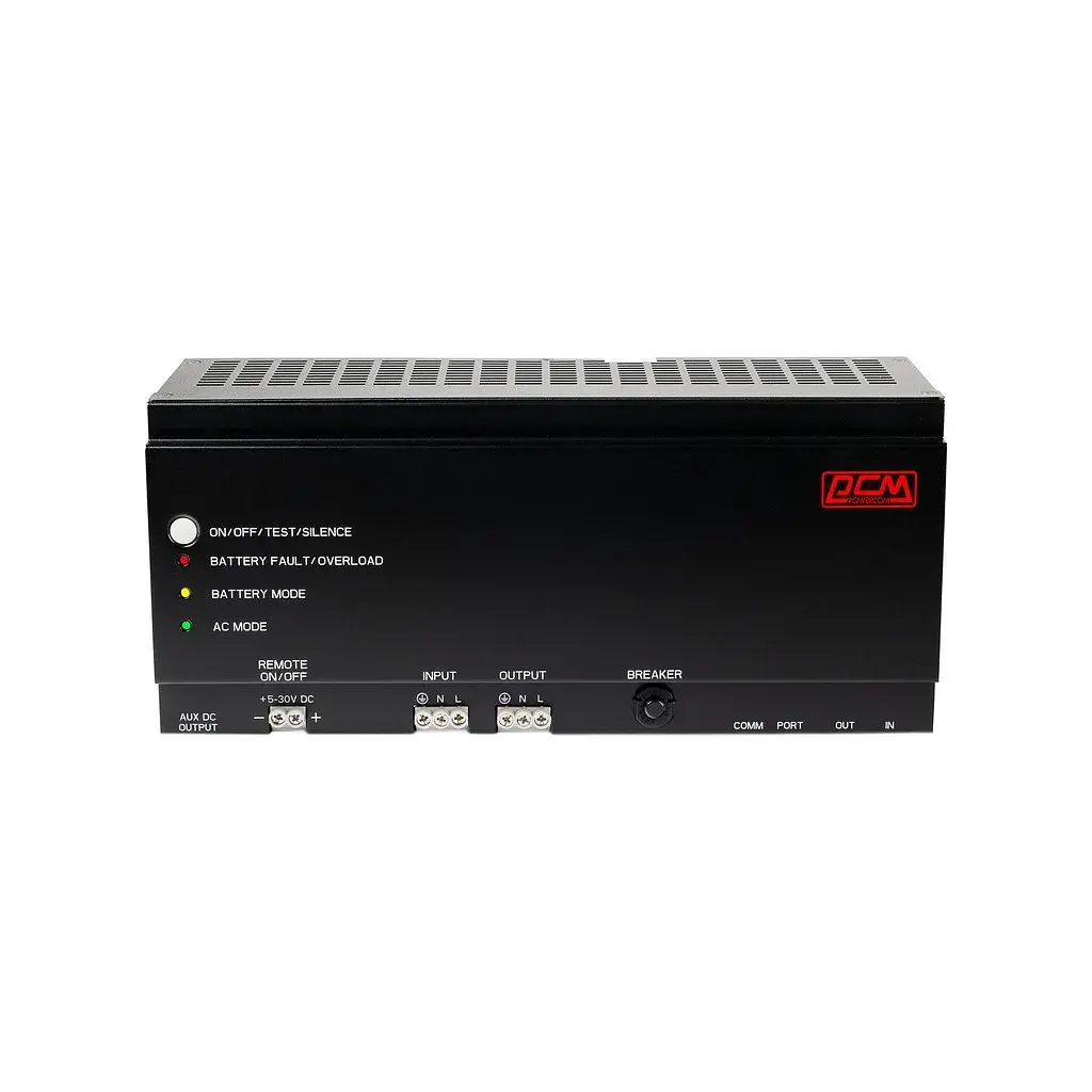 Пристрій безперебійного живлення Powercom DRU850DIN, 510W (DRU850DIN) - фото 2