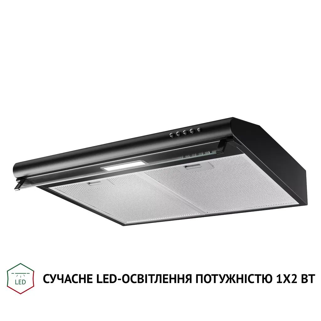 Витяжка плоска Perfelli PL 6144 BL LED - фото 4