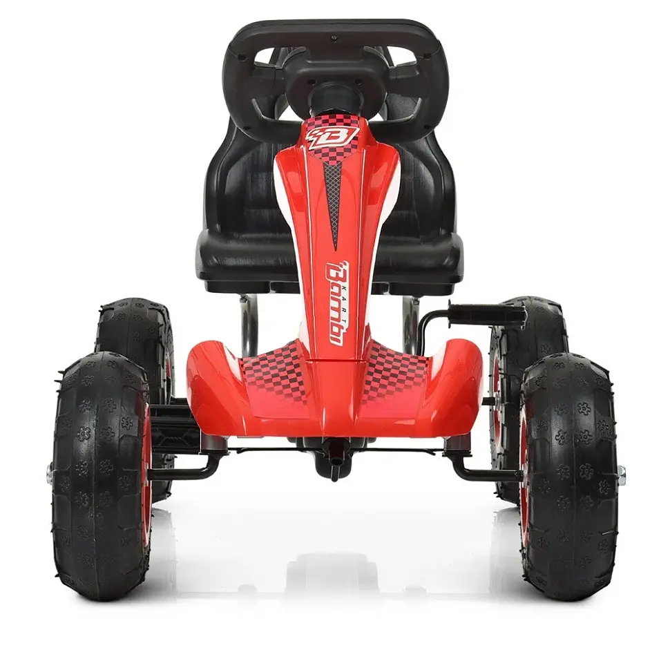 Педальный карт Bambi kart M 4036-3 надувные колеса Красный - фото 2