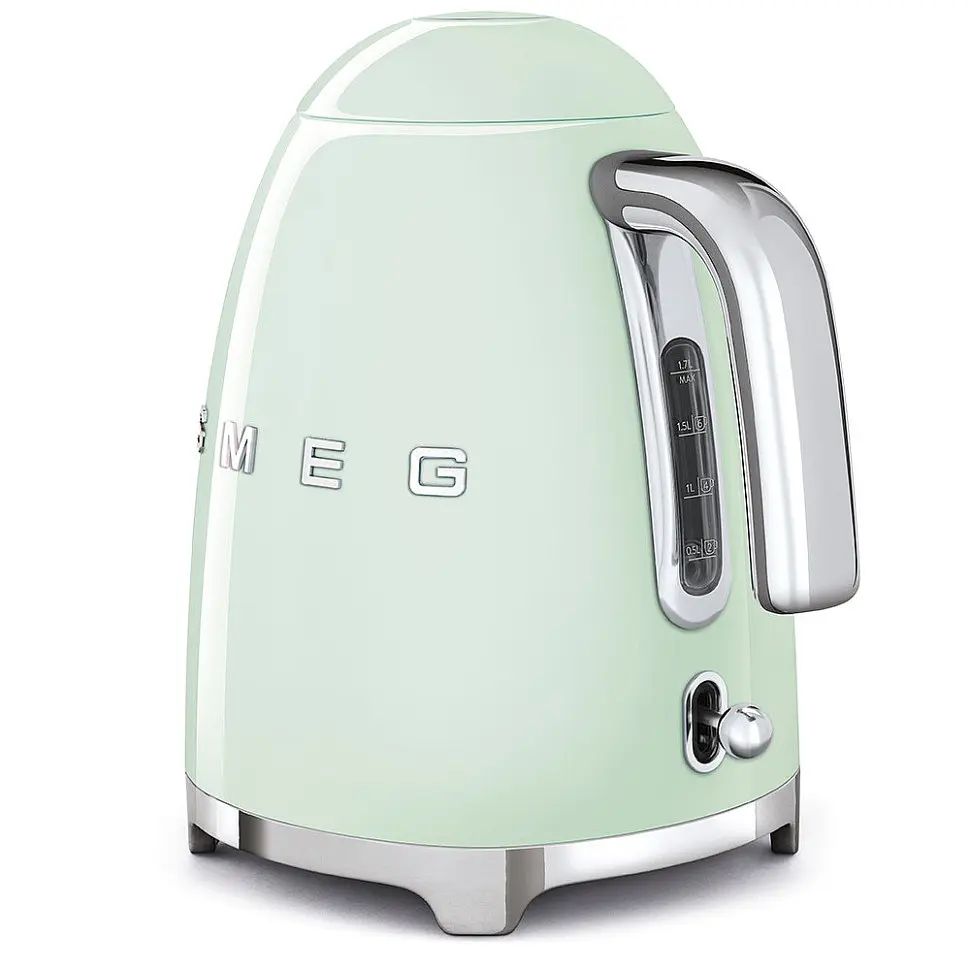 Чайник электрический Smeg (KLF03PGEU) Retro Style 50's - 1,7л - светло-зеленый, Зелёный - фото 3