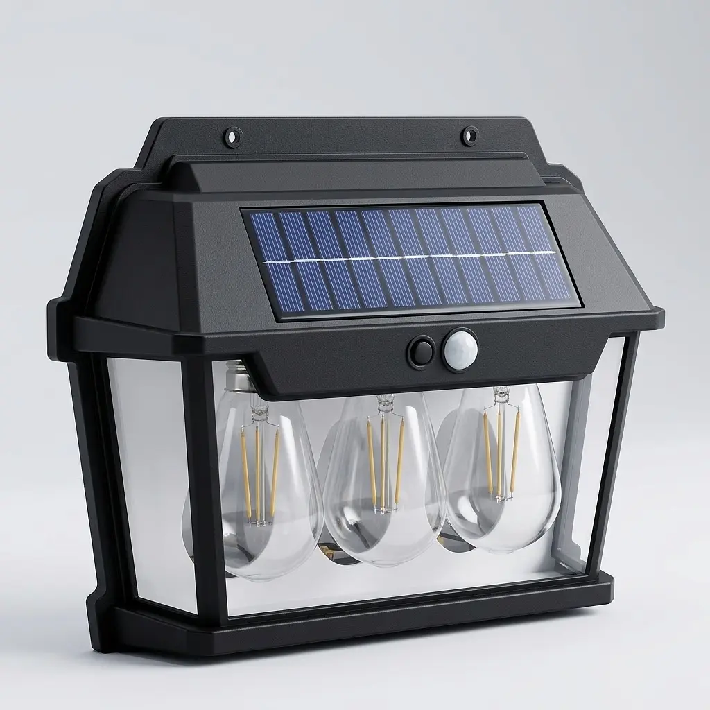 Вуличний ліхтар настіний Solar HW 999-3W на сонячних батареях з датчиком руху - фото 6