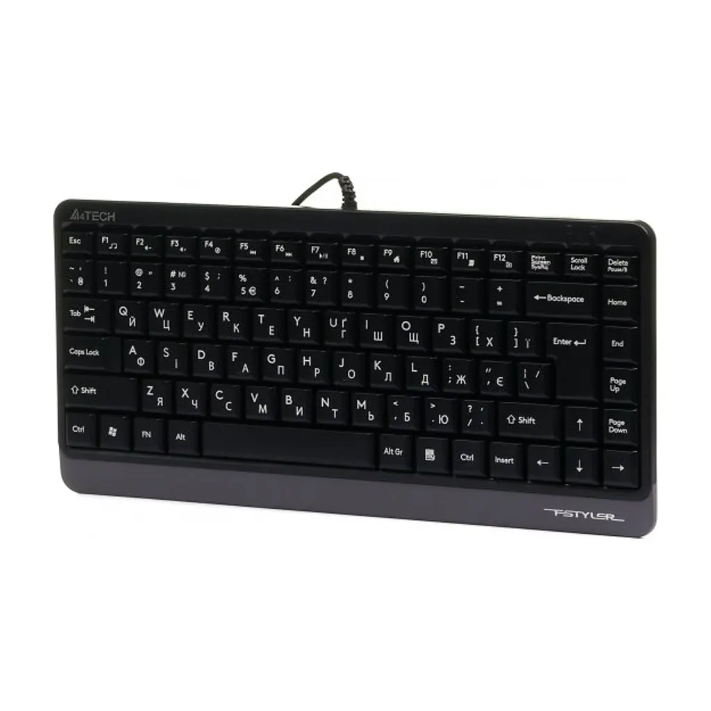 Клавіатура A4Tech FK11 Fstyler Compact Size USB Grey (4711421953313) - фото 2