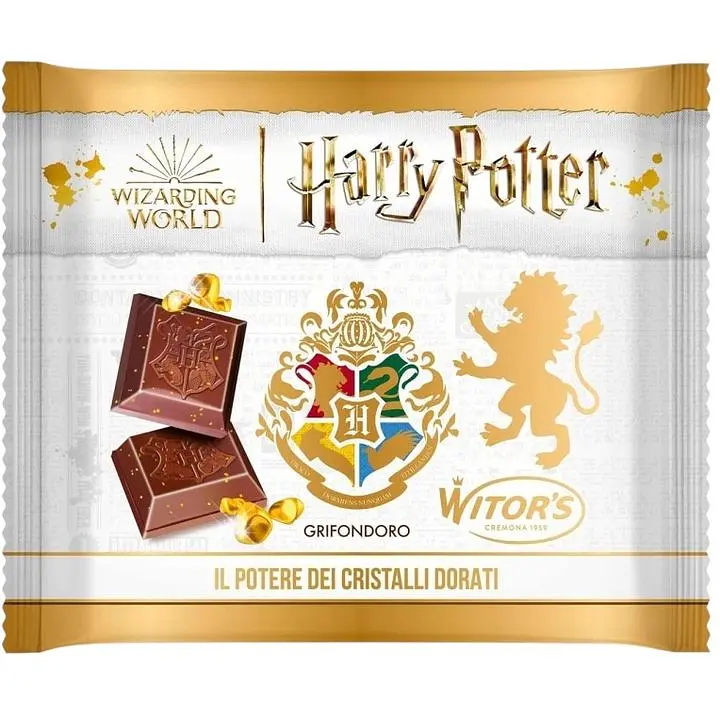 Шоколад молочный Witor's Harry Potter Tavoletta Latte Cristalli Dorati Золотые кристаллы 50 г (982297) - фото 2