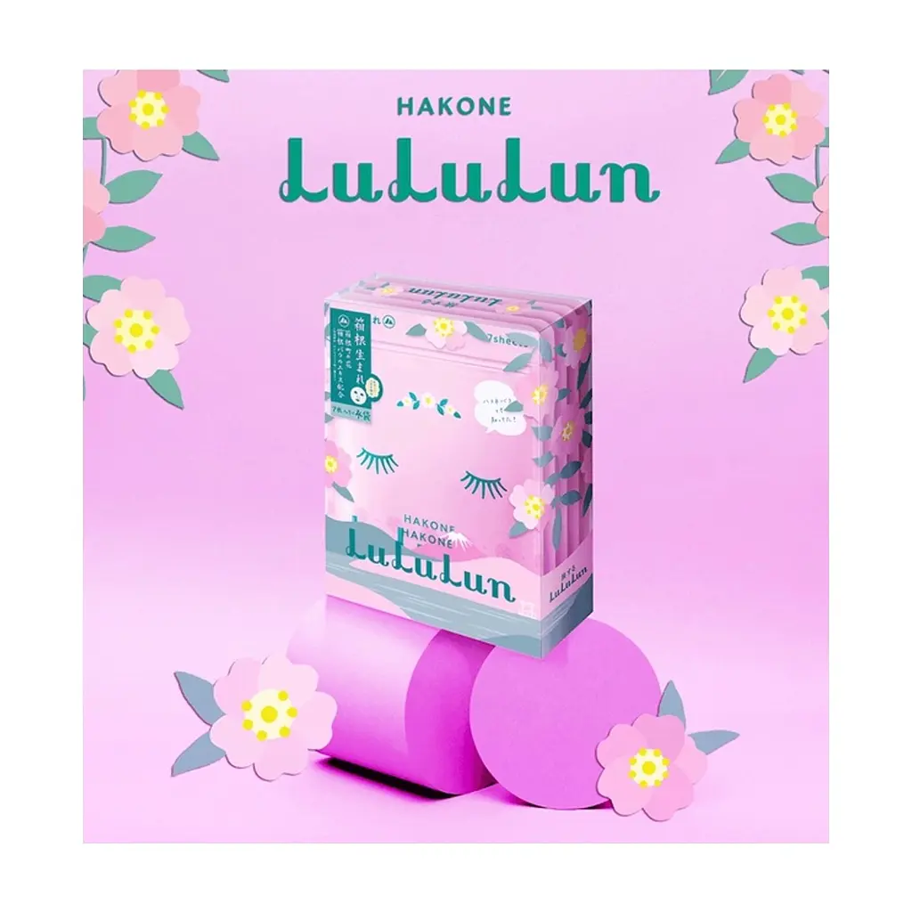 Маска для обличчя Lululun Premium Face Mask Hakone Rose 7 шт х 4 уп (4582305066302) - фото 3