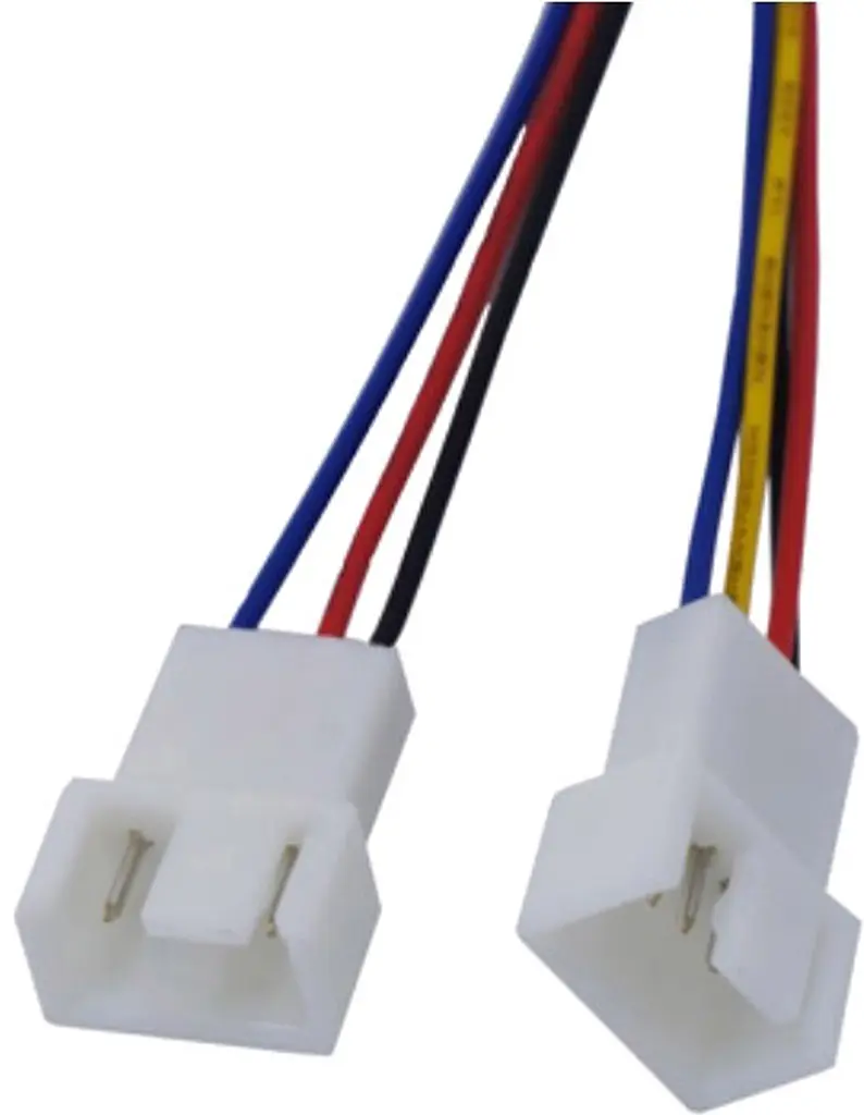 Кабель для підключення кулера 4pin-4pin/3pin 12см - фото 4