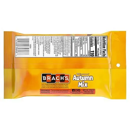 Жувальні цукерки Brach's Halloween Autumn Mix Mellowcreme Pumpkin Candy Corn 119 g - фото 2