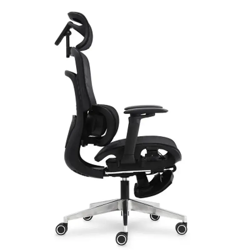 Офісне крісло Mealux M10 Air Massage (з масажним ефектом) Black (HF-M10 M/BB) - фото 5