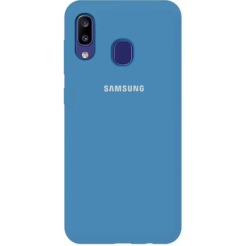 Чохол-накладка Toto Silicone Full Protection Case Samsung Galaxy M10s/A20/A30 Navy Blue - фото 2
