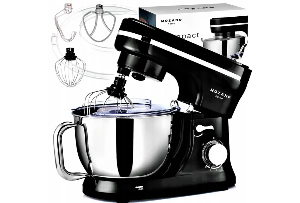 Планетарний кухонний комбайн Mozano Compact Chef 4.5 Л, 8 Швидкостей, 1700 Вт - фото 2