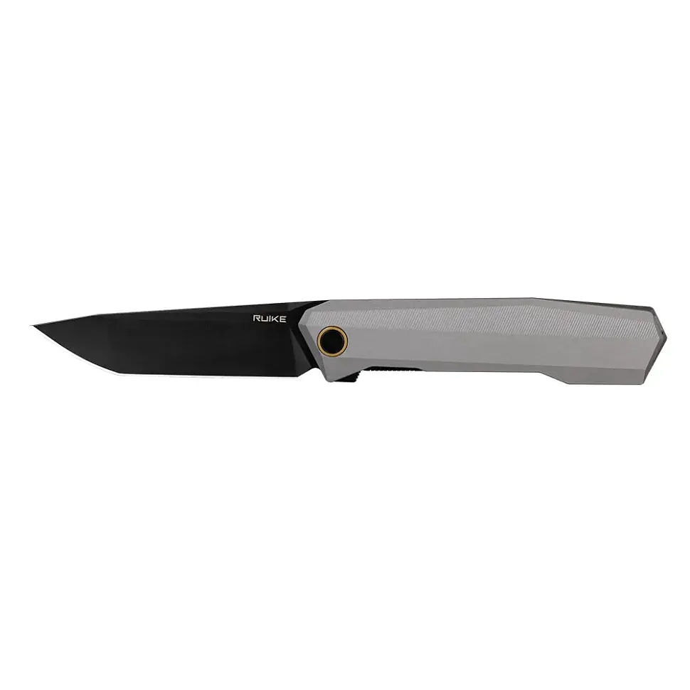 Ніж складаний туристичний Ruike P166-AК, (9.2 см) 14C28N / Aluminum сірий - фото 4