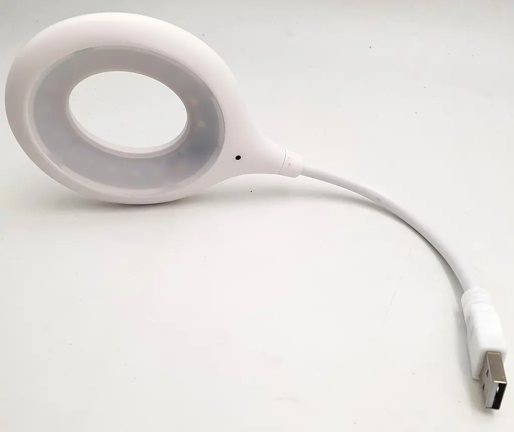 Гнучка USB LED настільна лампа з голосовим керуванням англійський підсвічування нічник 1,5Вт UKC LK-50 - фото 11