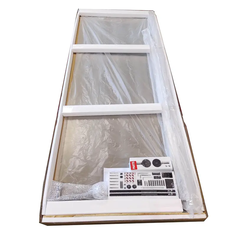 Двері в нішу Koer SR SD01-140x200-TR-01 прозоре скло Easy Clean 8 мм, хром KR5380, універсальні, прозорий, хром - фото 8