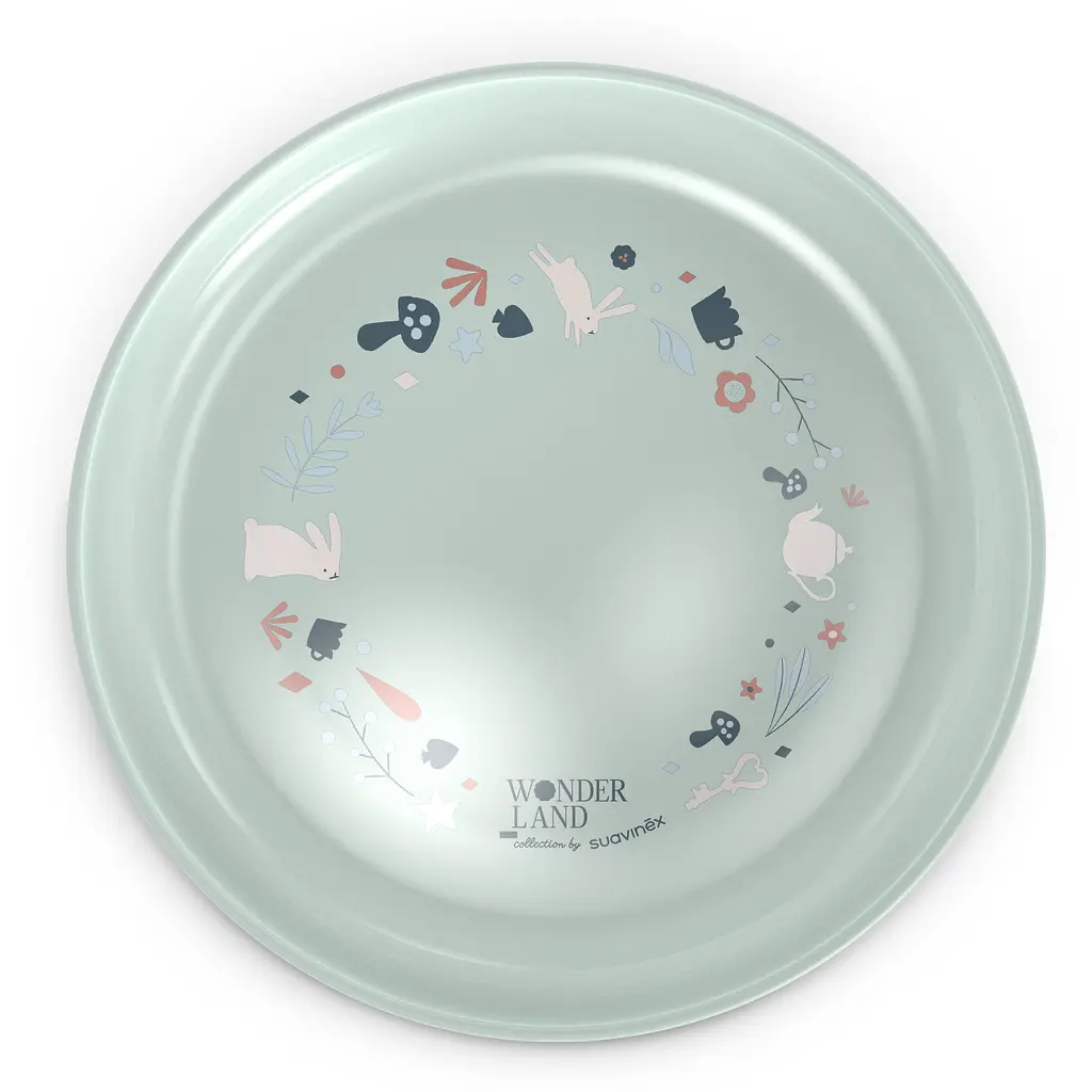 Набір посуду для годування Suavinex Wonderland +6 місяців світло-зелений (308807) - фото 5