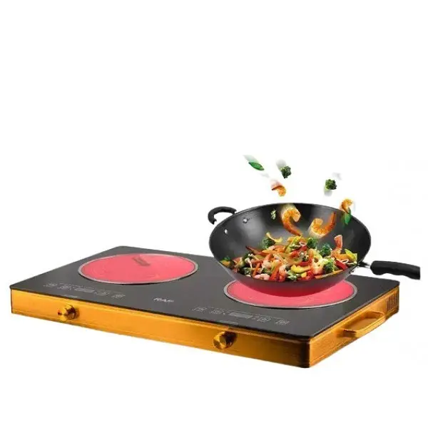 Інфрачервона двоконфоркова плита XPRO RAF 8050, колір: чорний (42692-RAF 8050_2165) - фото 6