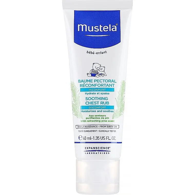 Бальзам для тіла Mustela Soothing Chest Rub Заспокійливий 40 мл - фото 2