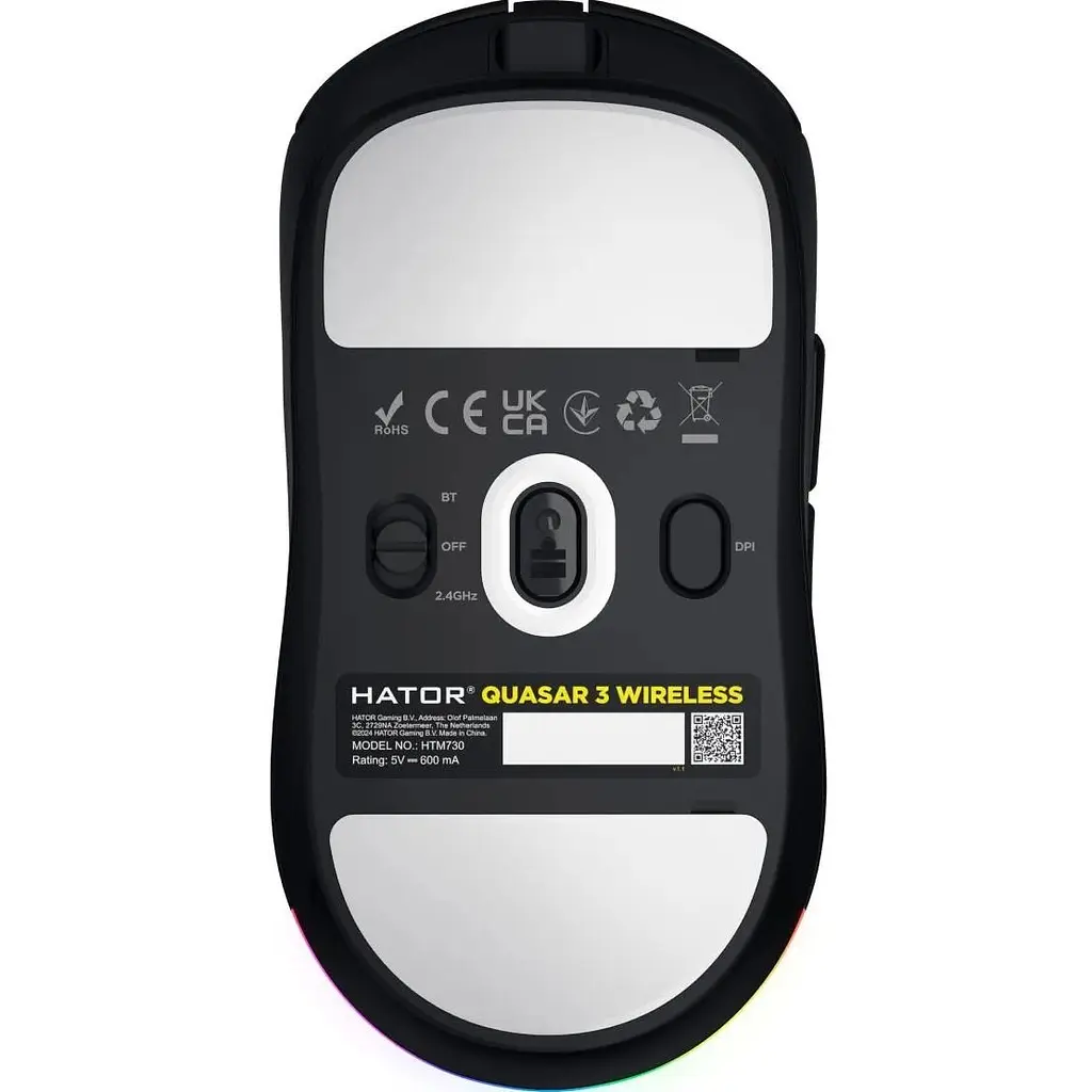 Миша Hator Quasar 3 Wireless Black (HTM730) [127983] - фото 5