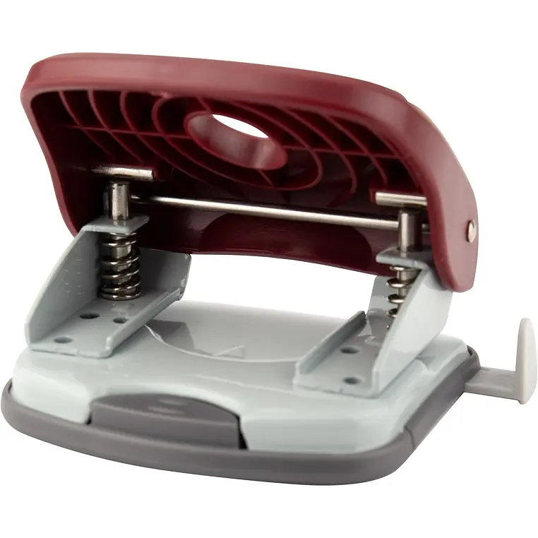 Діркопробивач для паперу Axent Welle-2 з пластиковим верхом 30 аркушів червоний (3830-06-A) - фото 3