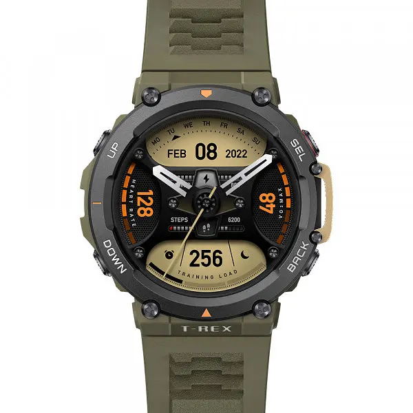 Смарт-часы Amazfit T-Rex 2 Wild Green - фото 5