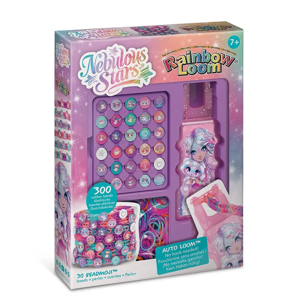 Набір для створення прикрас Nebulous Stars Rainbow Loom з намистинами: Зоряна феєрія