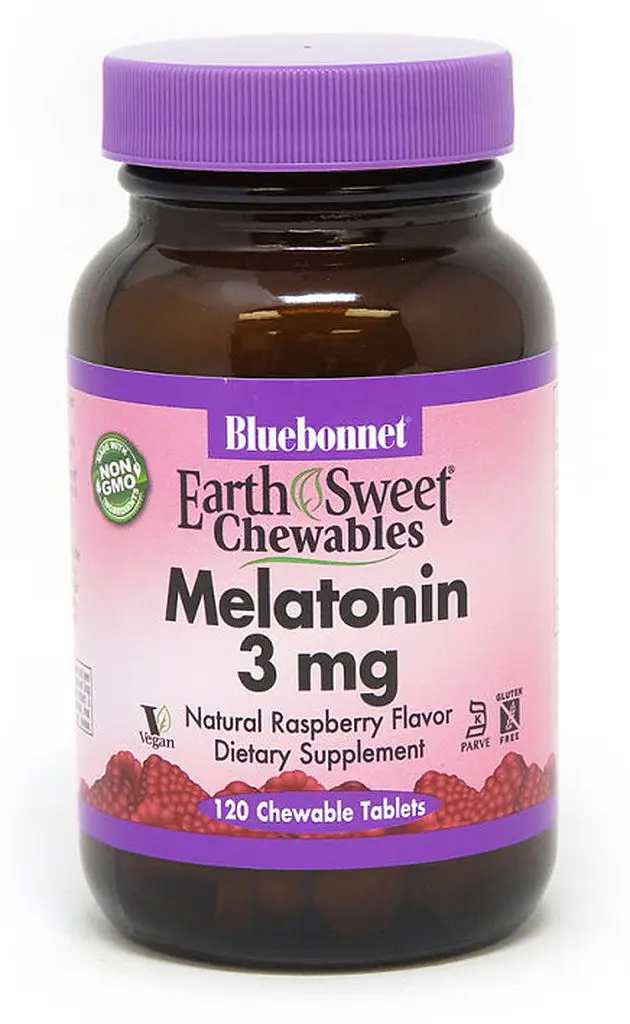 Натуральна добавка Bluebonnet Nutrition Earth Sweet Chewables Melatonin 3 mg, 120 жувальних таблеток - фото 1