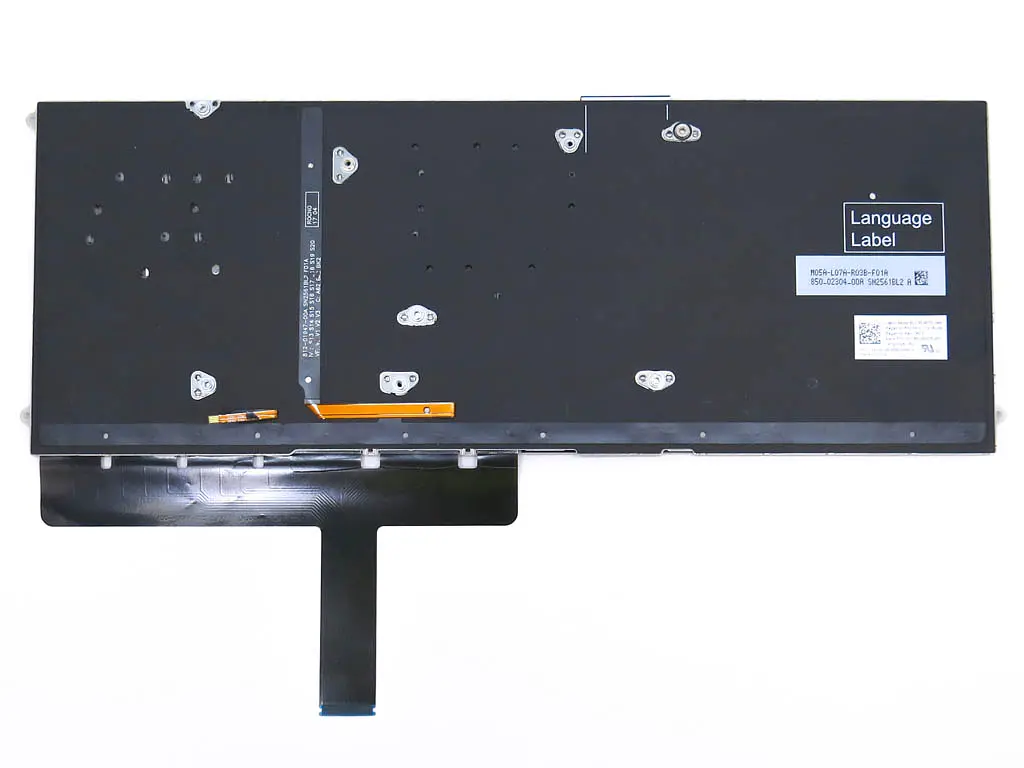 Клавіатура для Asus UX490, UX490CA, UX490UA (RU Blue з підсвічуванням). Українська розкладка. Оригінал. - фото 2